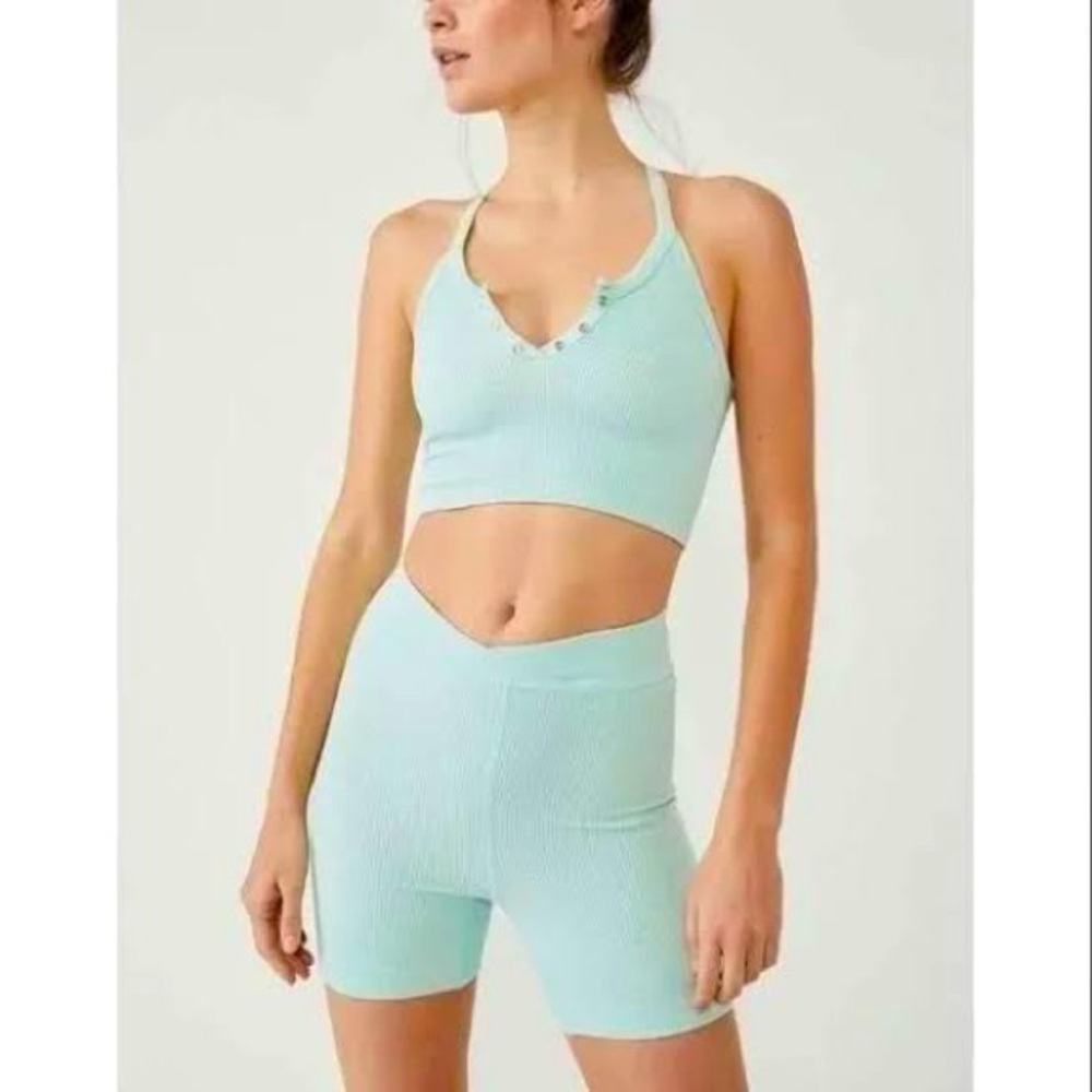 Free People Movement Free Throw Short in Turquoise Mint - Size small